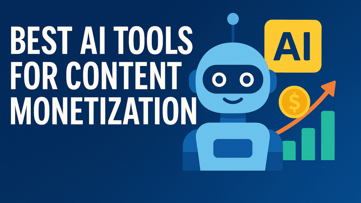 Best AI tools for content monetization